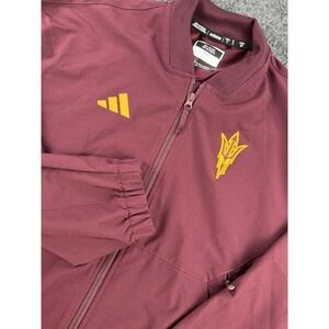 Adidas Arizona State Sun Devils Jacket S Maroon Full Zip ASU